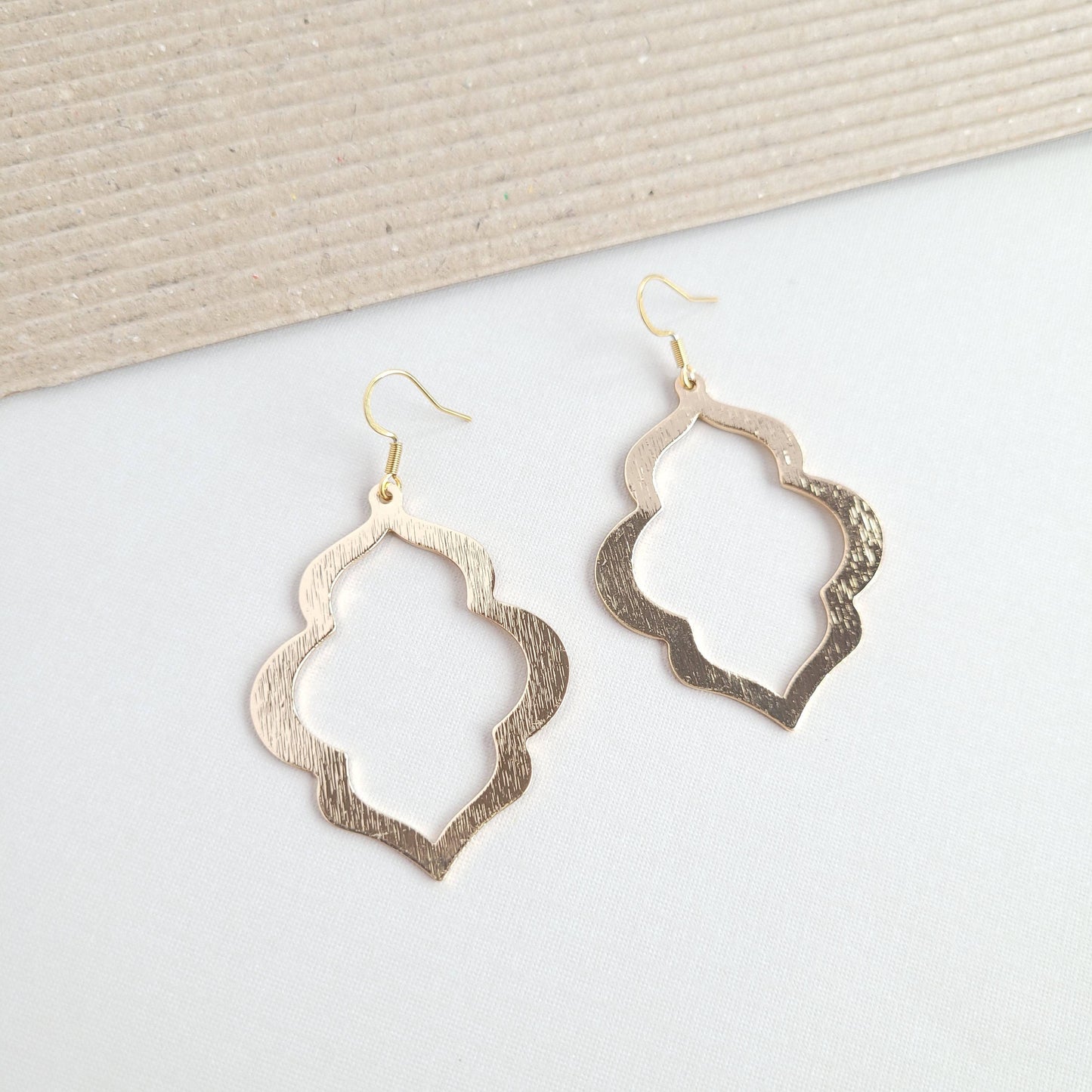 Talia Earrings - Gold / Brass Lightweight Earring