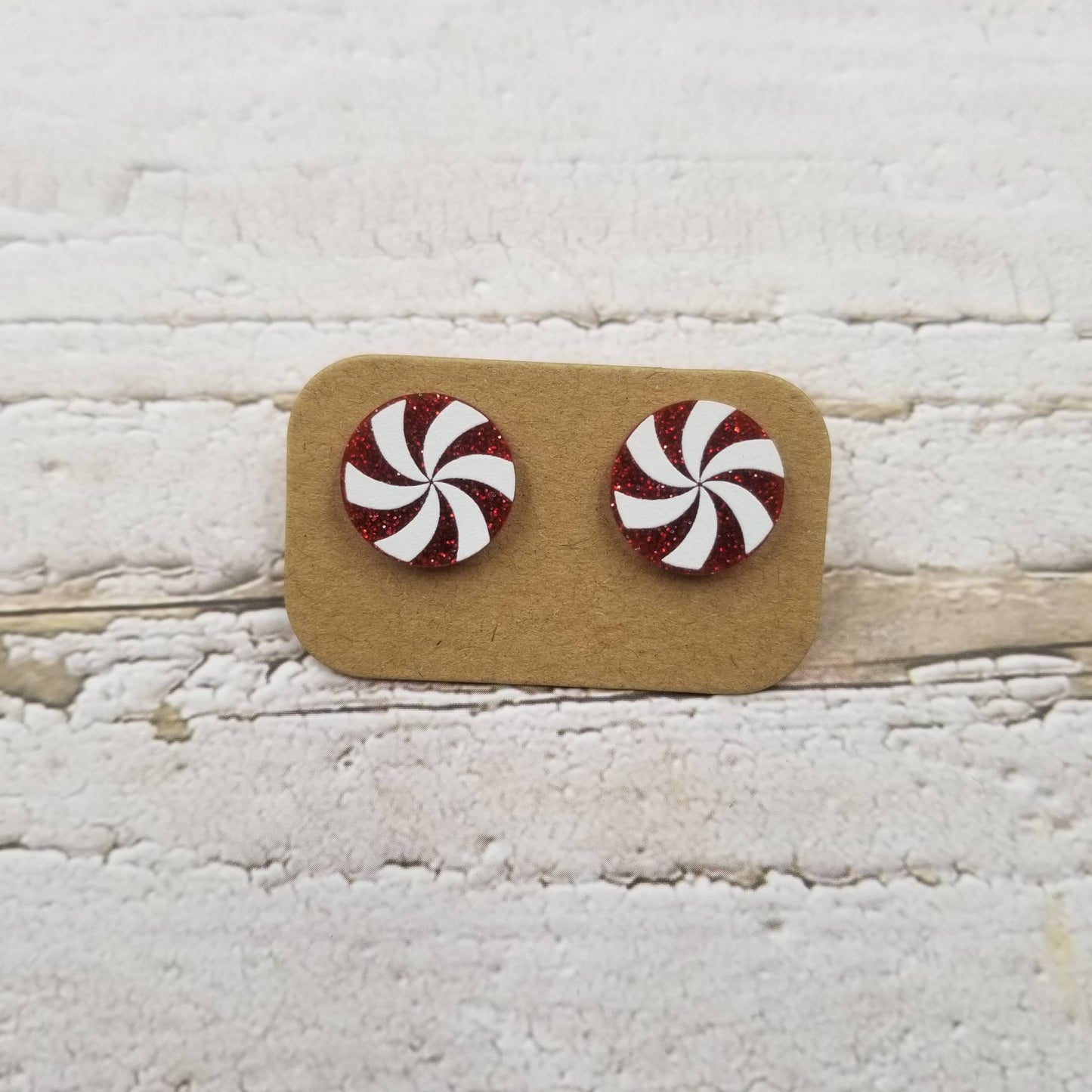 Acrylic Christmas Stud Earrings