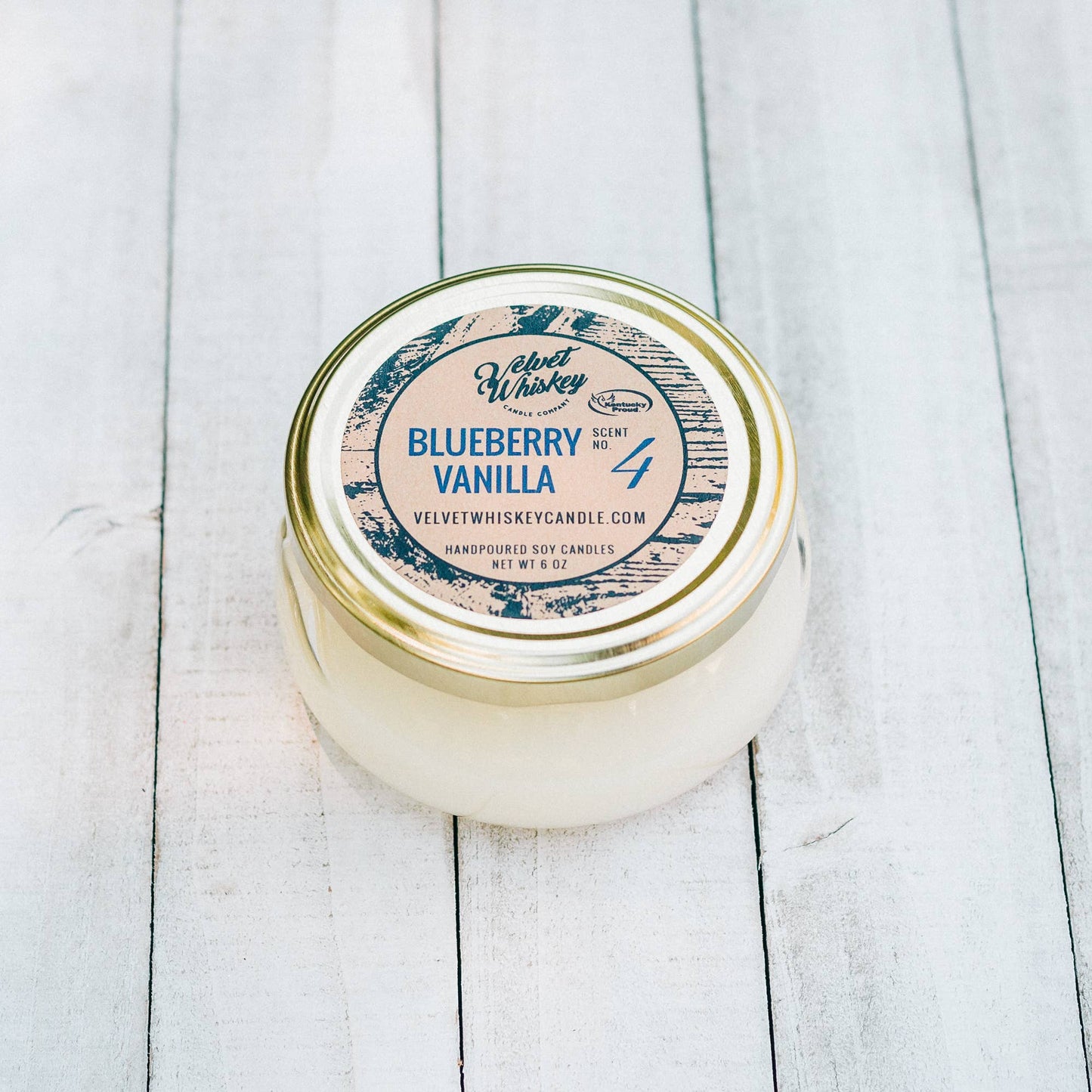 Blueberry Vanilla Candle - 6 oz