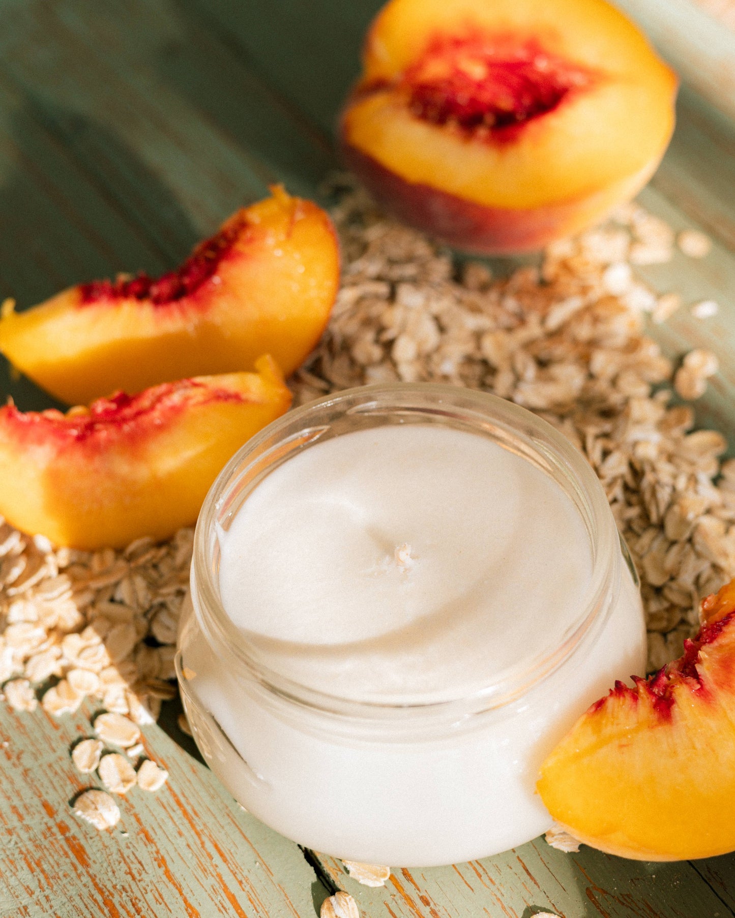 Peach Oatmeal Candle - 6 oz