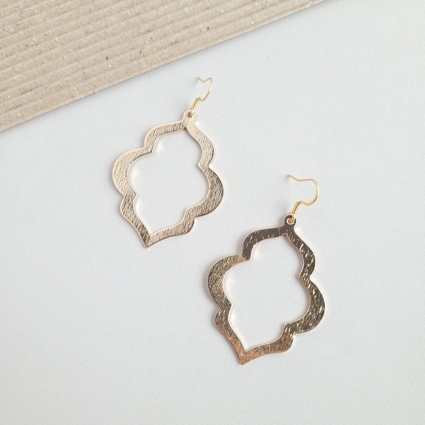 Talia Earrings - Gold / Brass Lightweight Earring