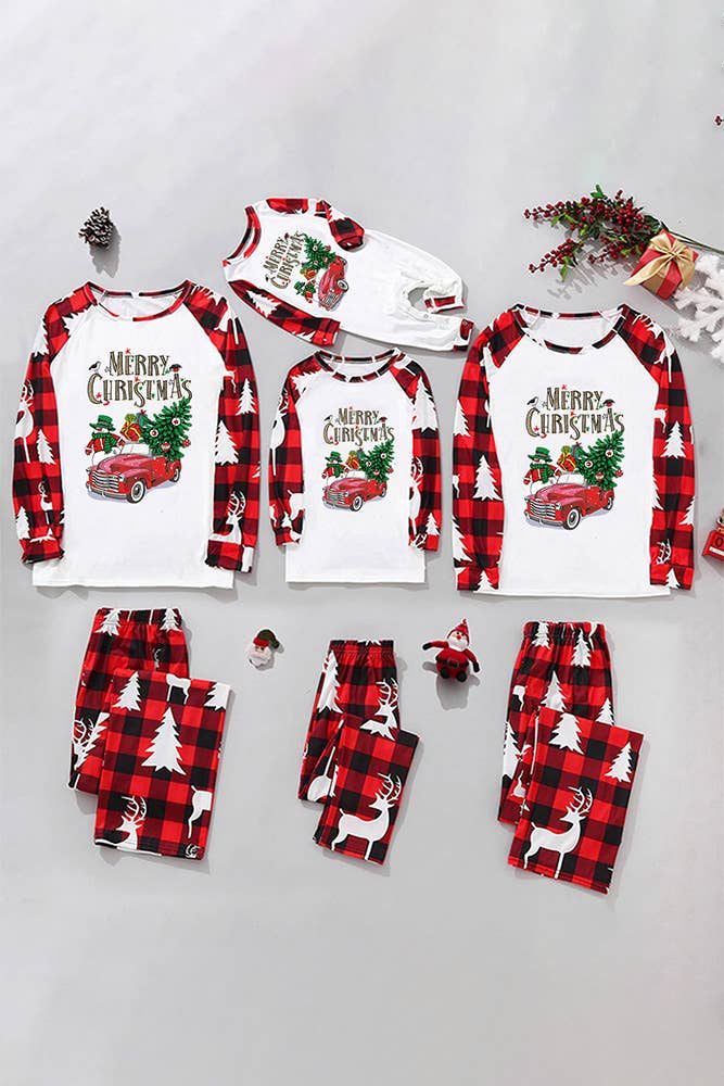 Christmas Family Match Plaid Pajama Set - You Serious Clark