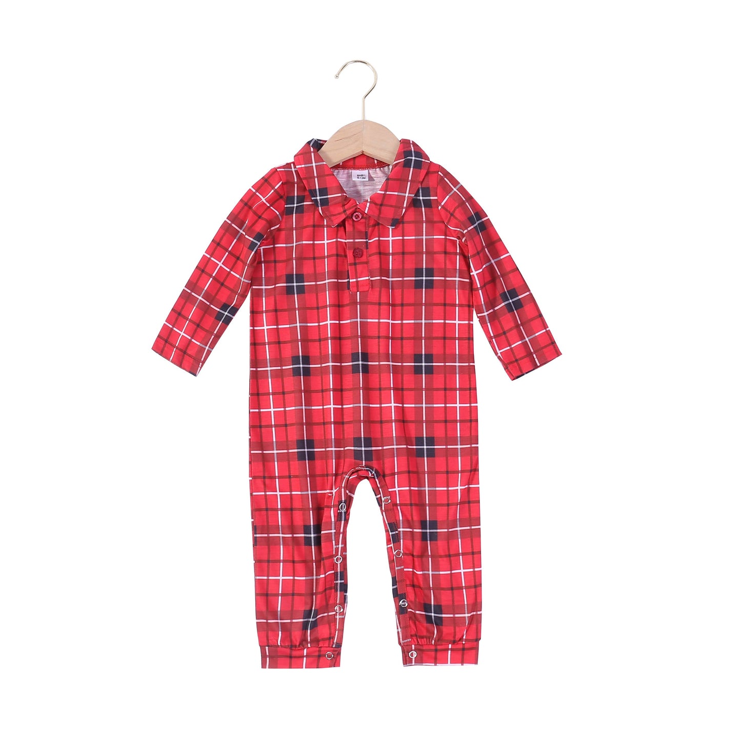 Red Plaid Christmas Pajama Set