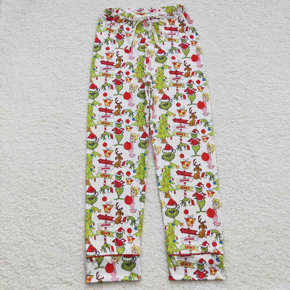 Women Christmas Grinch Pajama Pants