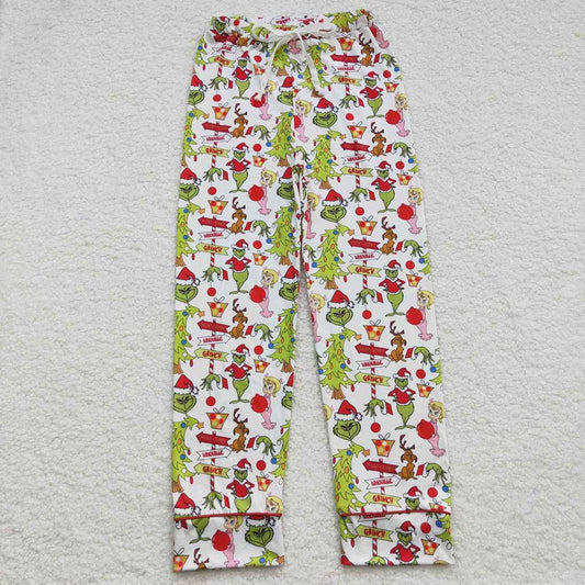 Women Christmas Grinch Pajama Pants