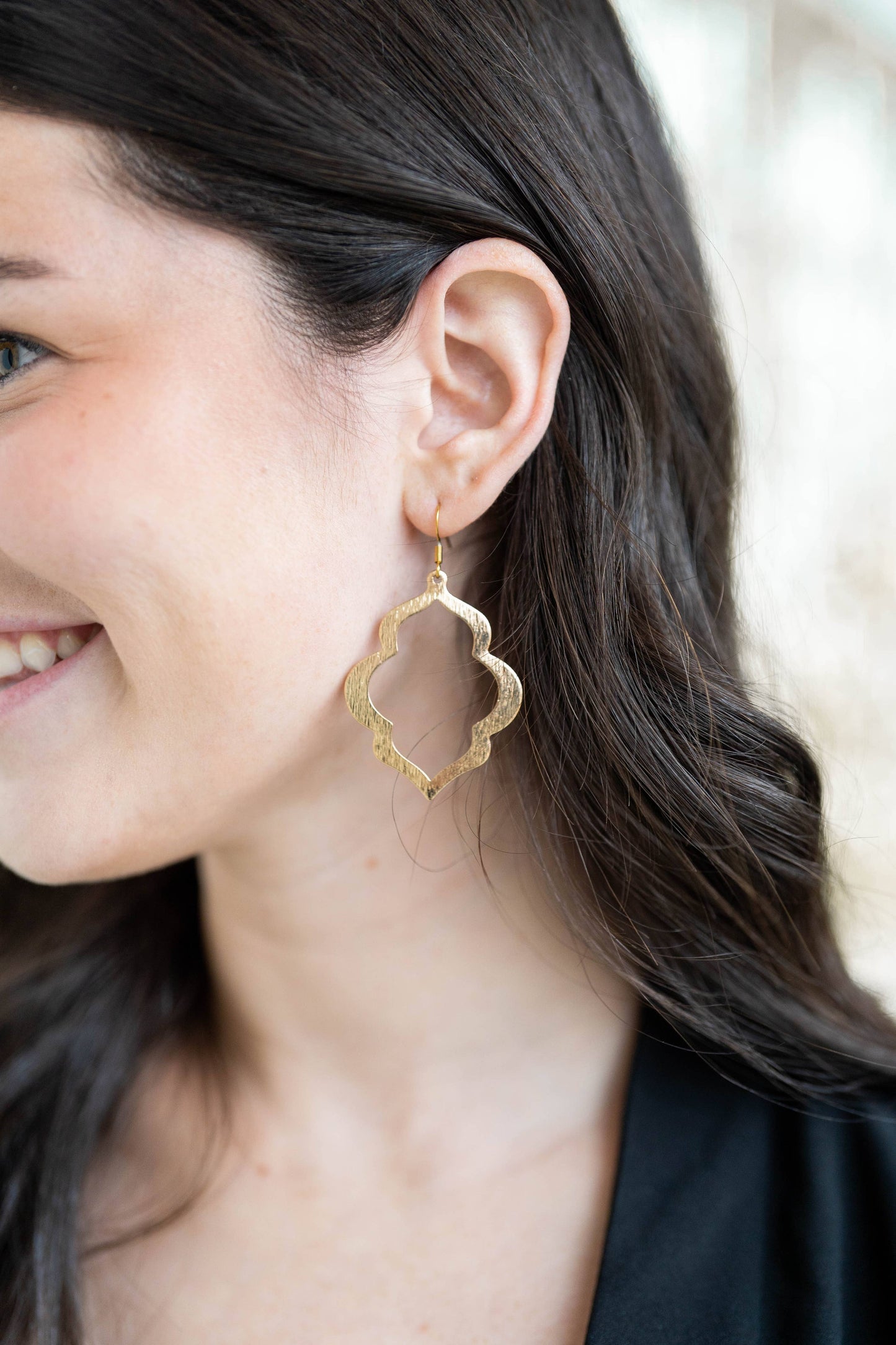 Talia Earrings - Gold / Brass Lightweight Earring