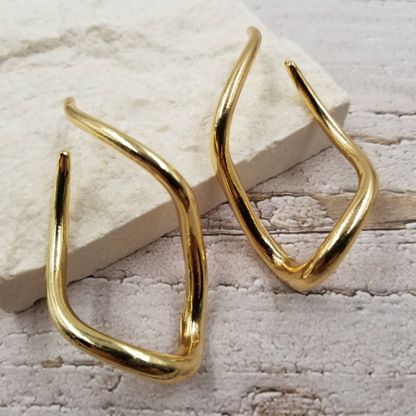 Twisted Line Earrings