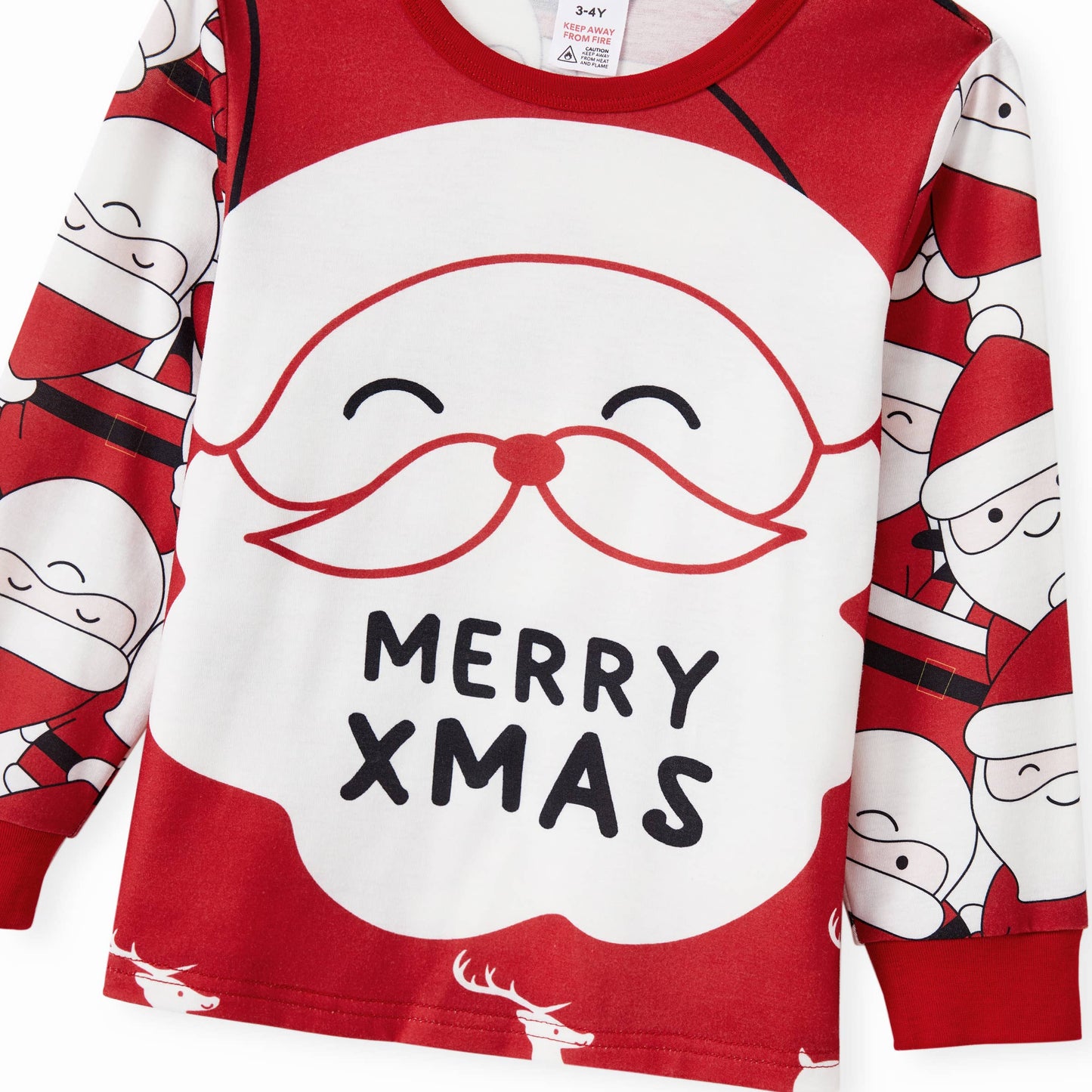 Christmas Family Matching Big Santa Pajama Set