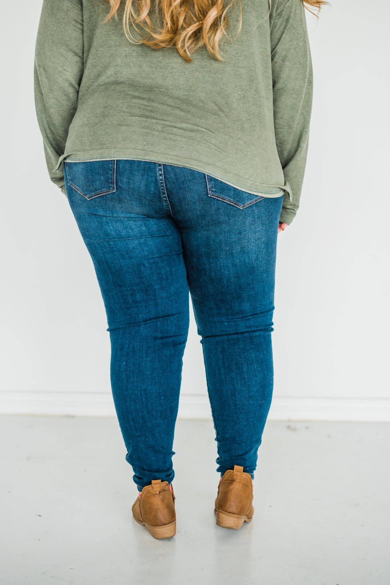 Plus Size Non-Distressed Skinny Jean