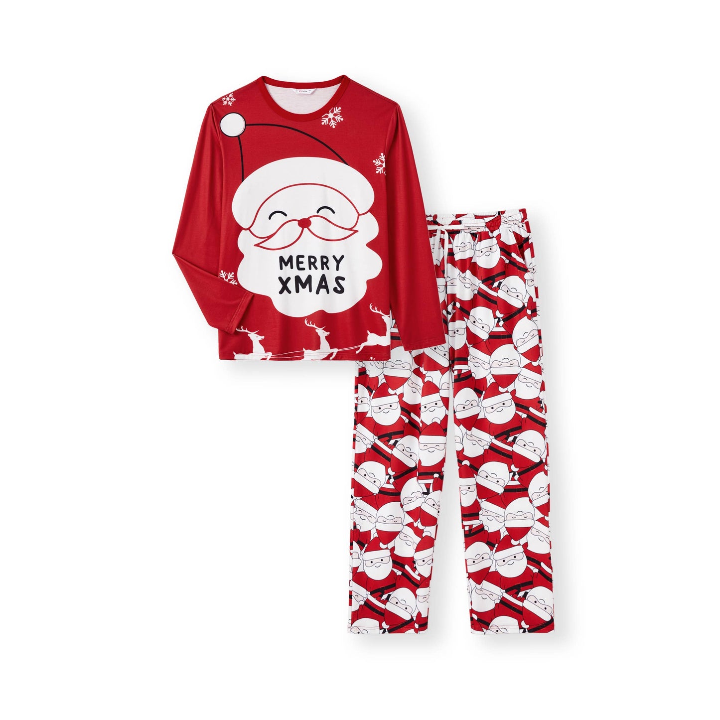 Christmas Family Matching Big Santa Pajama Set