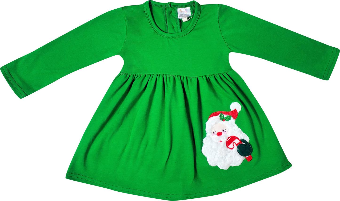 Girls Christmas SANTA Scarf Outfit