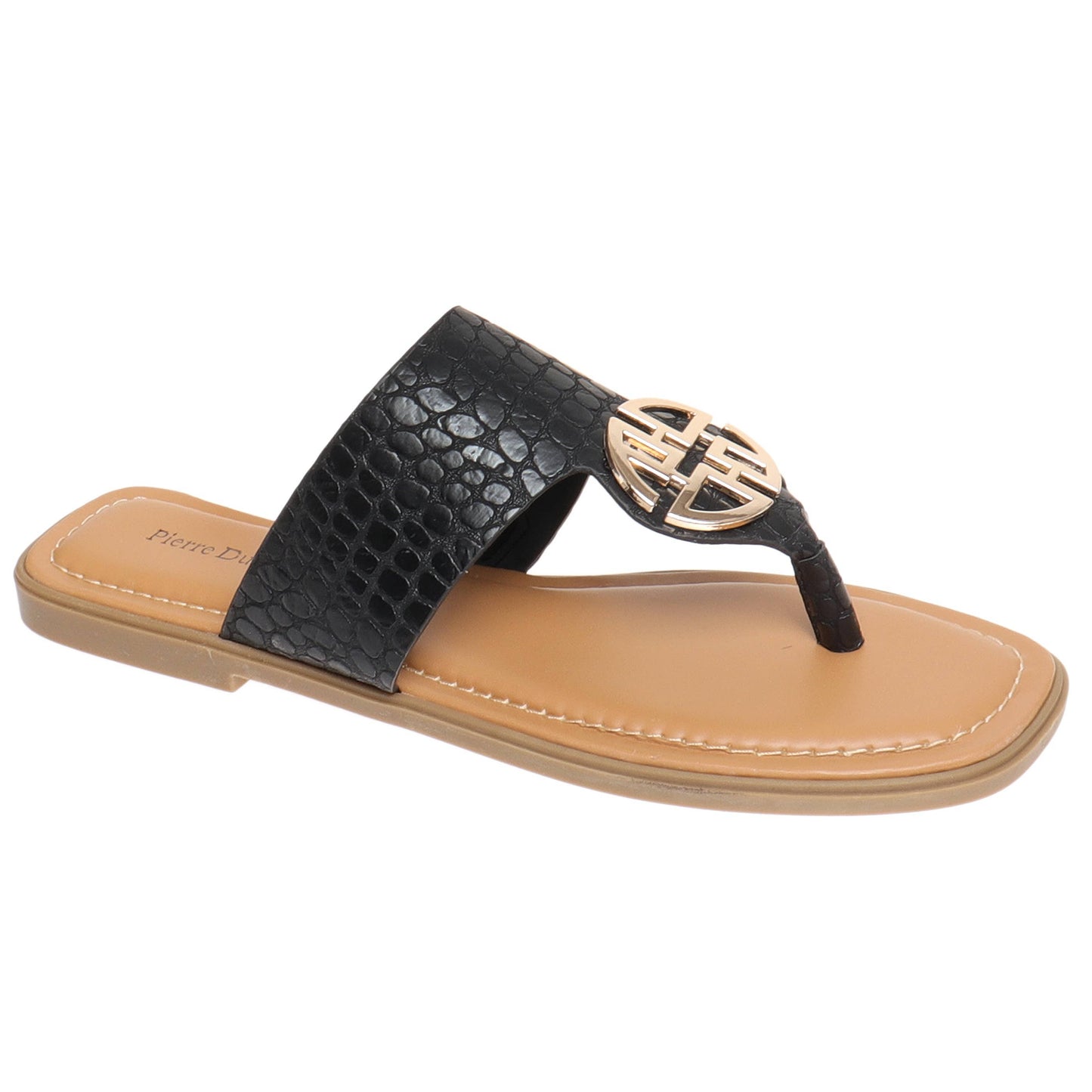 Pierre Dumas Empress-Black Sandal