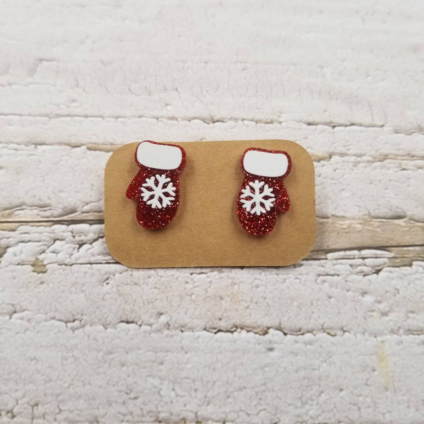 Acrylic Christmas Stud Earrings