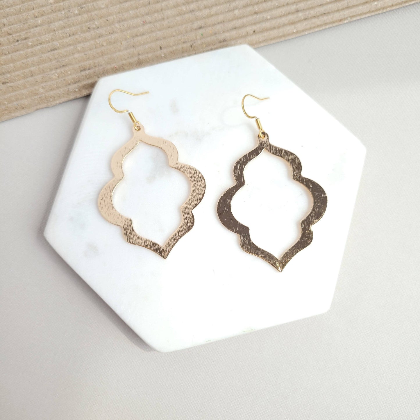 Talia Earrings - Gold / Brass Lightweight Earring