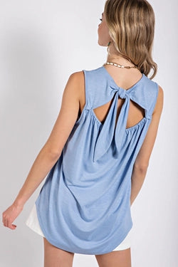 Sleeveless Back Tie