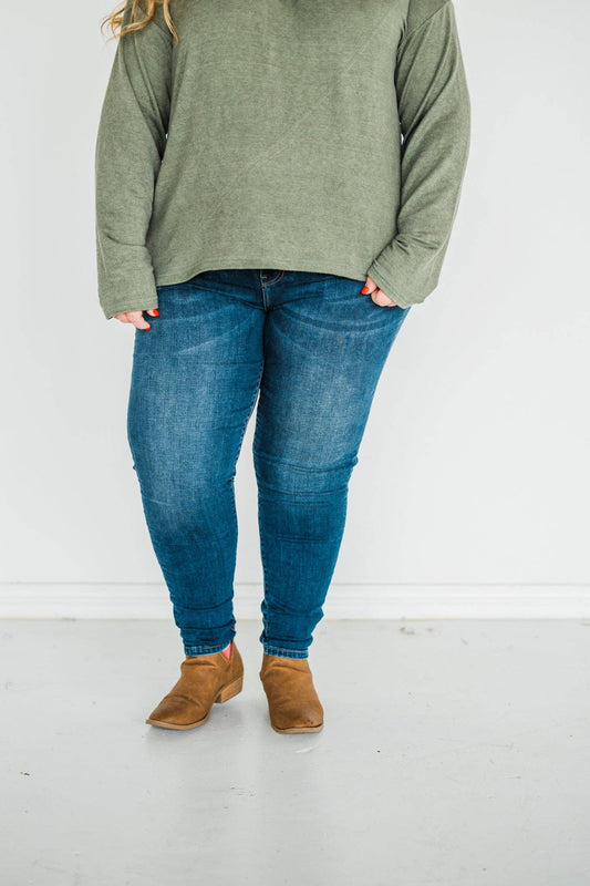 Plus Size Non-Distressed Skinny Jean