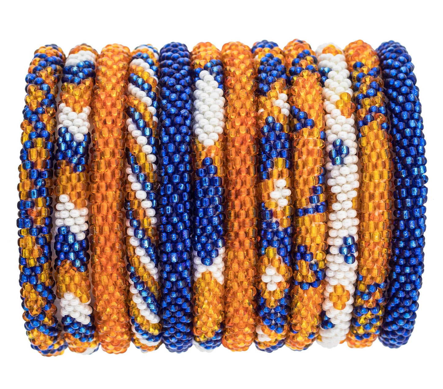 Roll-On® Bracelet Game Day -  Blue and Orange