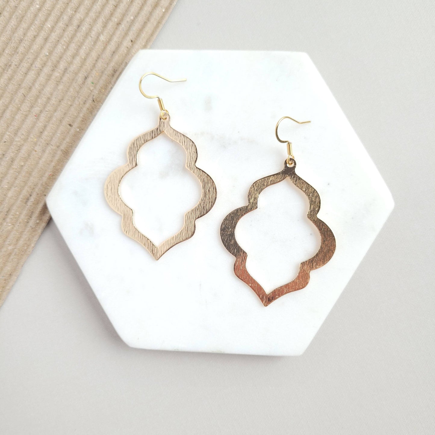 Talia Earrings - Gold / Brass Lightweight Earring