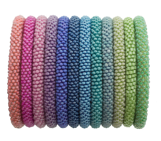 Roll-On® Bracelets Rainbow Row